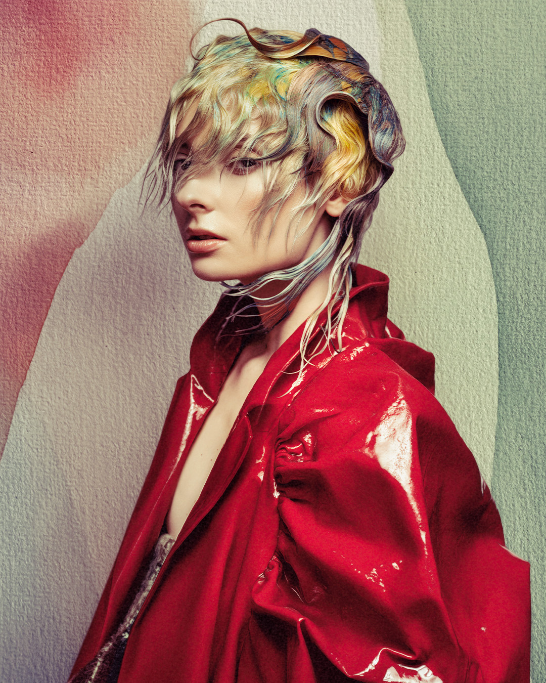 Creative Colour Avant Garde Wet Look Waves - Ivonne Martens Opdam - Marble Collection